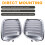 1Pair Front Bumper Upper Center Grille Chrome for X1 Series E84 5