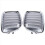 1Pair Front Bumper Upper Center Grille Chrome for X1 Series E84 3