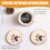 Insulation Pads Handmade Resin Coaster Set 6