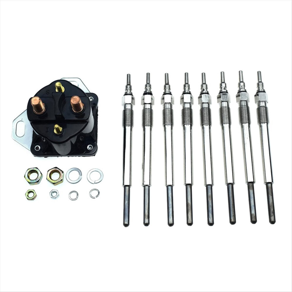 9Pcs For E Series 7.3L Relay Solenoid&Glow Plugs F81z-12B533-Ac 4711051167883