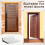 Door Corner Seal, Self Adhesive Frame Door Corner Seals (White) 6