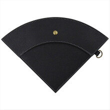 PU Leather Coffee Filter Paper Storage Bag for Coffee Dripper,B