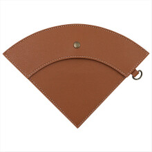 PU Leather Coffee Filter Paper Storage Bag for Coffee Dripper,A