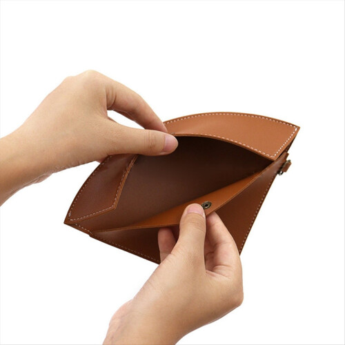 PU Leather Coffee Filter Paper Storage Bag for Coffee Dripper,A 2