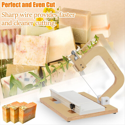 Wooden Soap Cutter, Adjustable Stainless Steel Cutting Tool 2