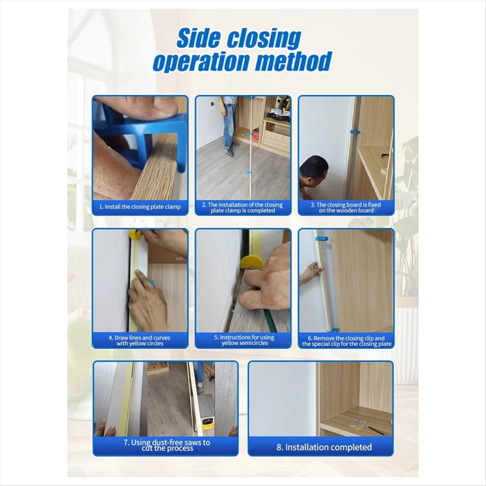Wardrobe Closing Board Clip Woodworking 16-18Mm Tool Marking Fixture 4711854782153