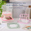 Double Layer Embroidery Stand Hoop Desktop Handmade Craft Frames,A 5