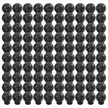 100 Piece Cord Stopper DIY Black Plastic Connector Cord Lock Stopper Switch Cover