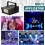 4 Pieces Strobe Party Lights, LED Mini Party Adjustable Flash Control 5