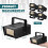4 Pieces Strobe Party Lights, LED Mini Party Adjustable Flash Control 3
