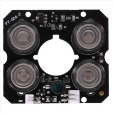 4 array IR led Spot Light LED board for CCTV cameras (52mm diameter)