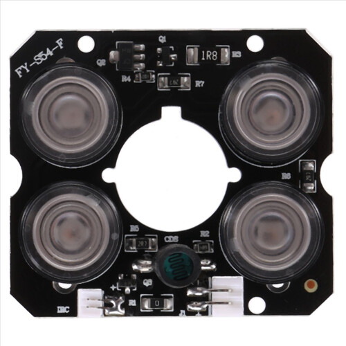 4 array IR led Spot Light LED board for CCTV cameras (52mm diameter)