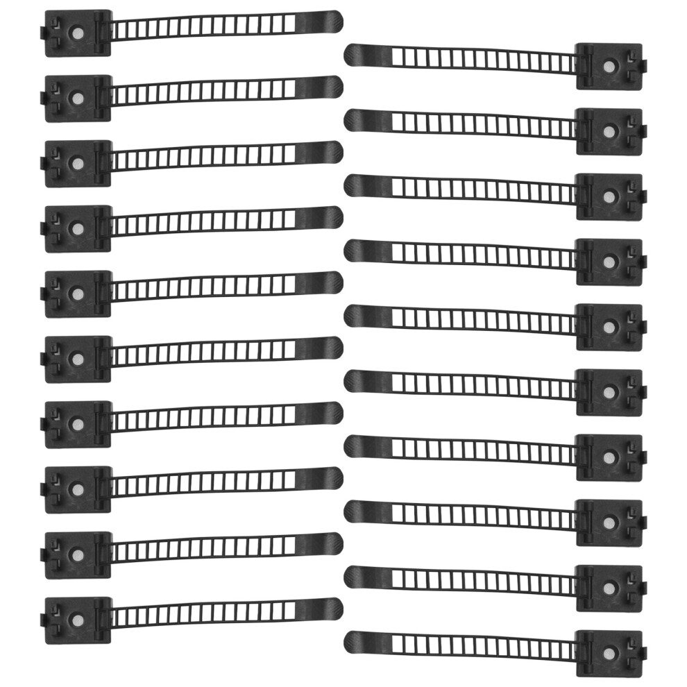 Adjustable Cable Holder Set Management, Cable Clips Of Cable Fixing Wire Holder With Adhesive Secured Backing 4711854779535