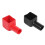 1 Pair Red+Black Car Battery Covers Insulation Caps Positive+Negative 1