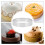 4 Pcs Circular Porous Bottom Tower Pie Cake Mould ,10cm 5