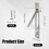 2Pcs Pocket Door Edge Pull,Pocket Door Handle with Screws, Hardware 3