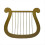 Simulation Harp Plastic Model for Halloween Costume Decoration 1