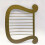 Simulation Harp Plastic Model for Halloween Costume Decoration 6