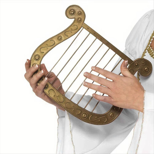 Simulation Harp Plastic Model for Halloween Costume Decoration 2
