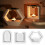 Square Hexagon Arch Candle Cup Incense Burner DIY Silicone Mold-C 6