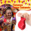 1 Pair Spanish Castanets Wood Hand Percussion Castanets(Red) 5