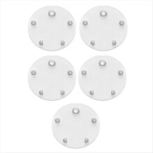5Pack Toilet Tank Silicone Flapper Seal Gasket 3Inch Replacement