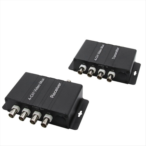 4 Channel Video Splitter, 4 Channel CCTV Video Multiplexer 2