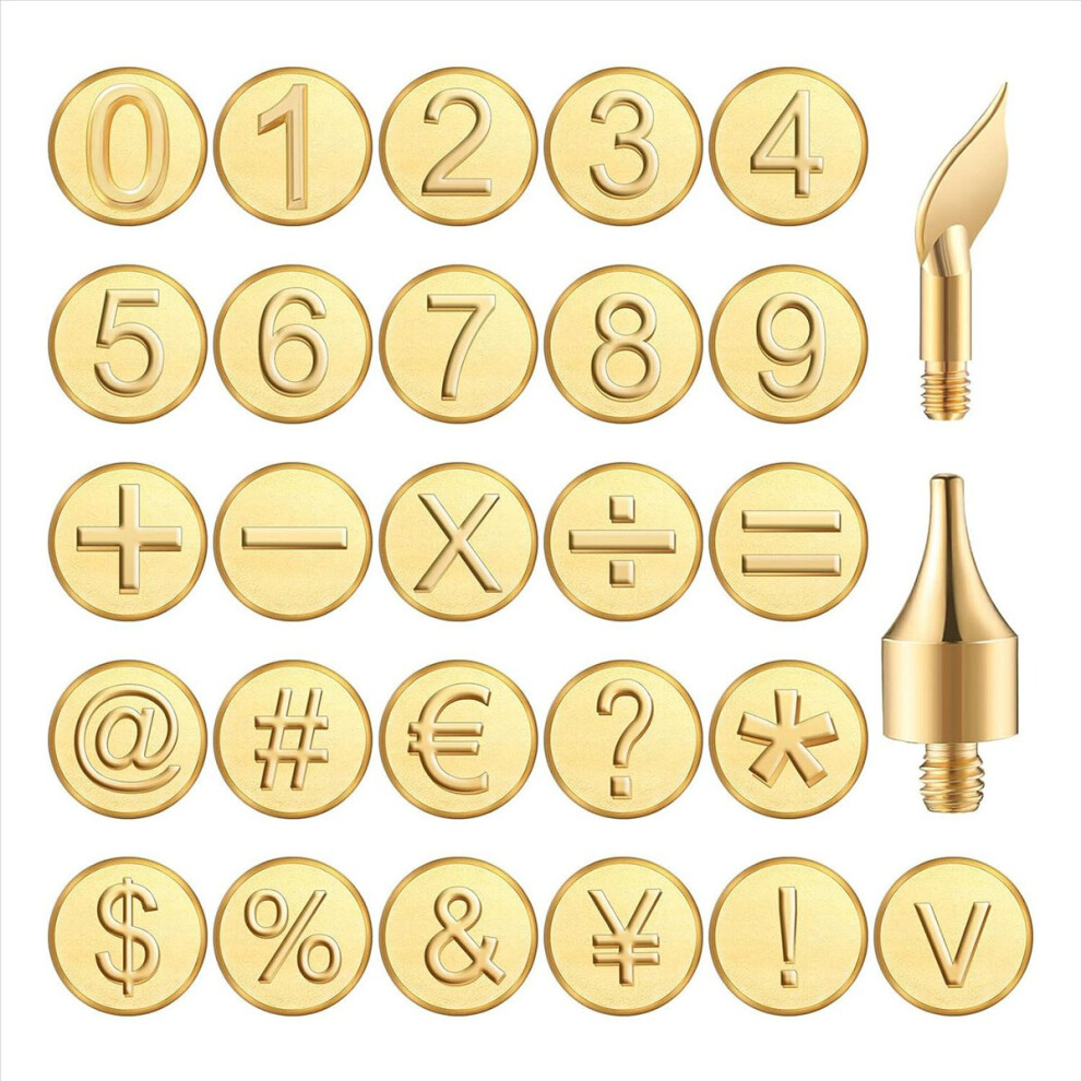 Wood Burning Tip Number Wood Burning Tool Number And Symbol Set 4711051158133