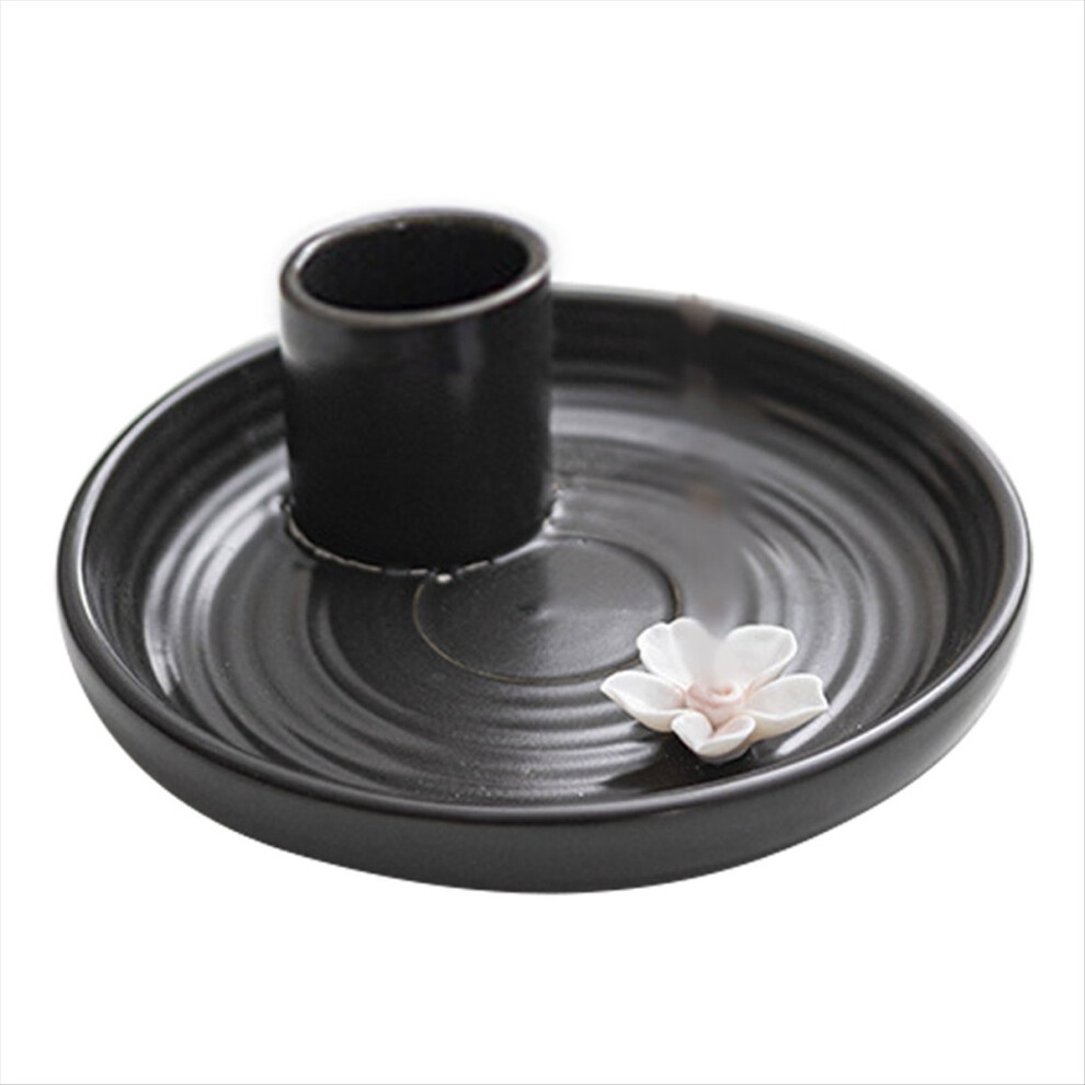 Black Icense Holder,Ceramic Incense Holder,Scent Wood Stand-image-OPC-PMDDY8W-NEW