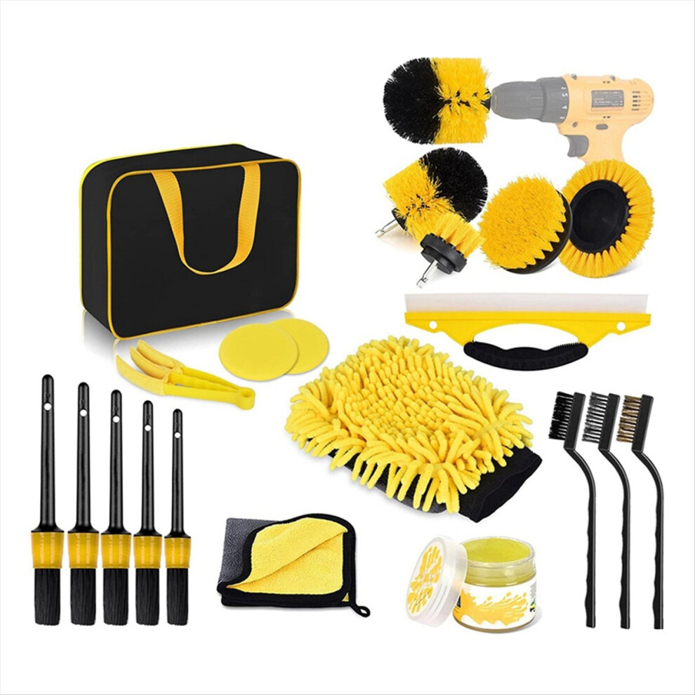 Drill Cleaning Brush Attachment Set Power Scrubber Brushes Tool Kit-image-OPC-PMDDYZC-NEW
