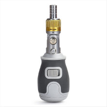 Eight in One Multi-Function S2 Batch Head 2-Way Ratchet Adjustable, Grey