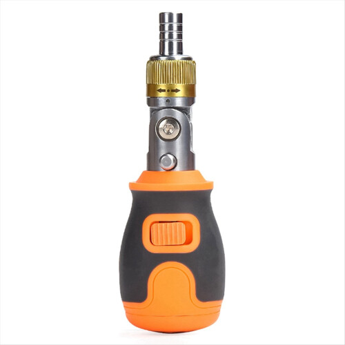 Eight in One Multi-Function S2 Batch Head 2-Way Ratchet Adjustable, Orange 1