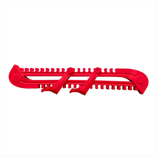 1Pair Ice Skates Skating Blades Protector Shoes Guards-Red