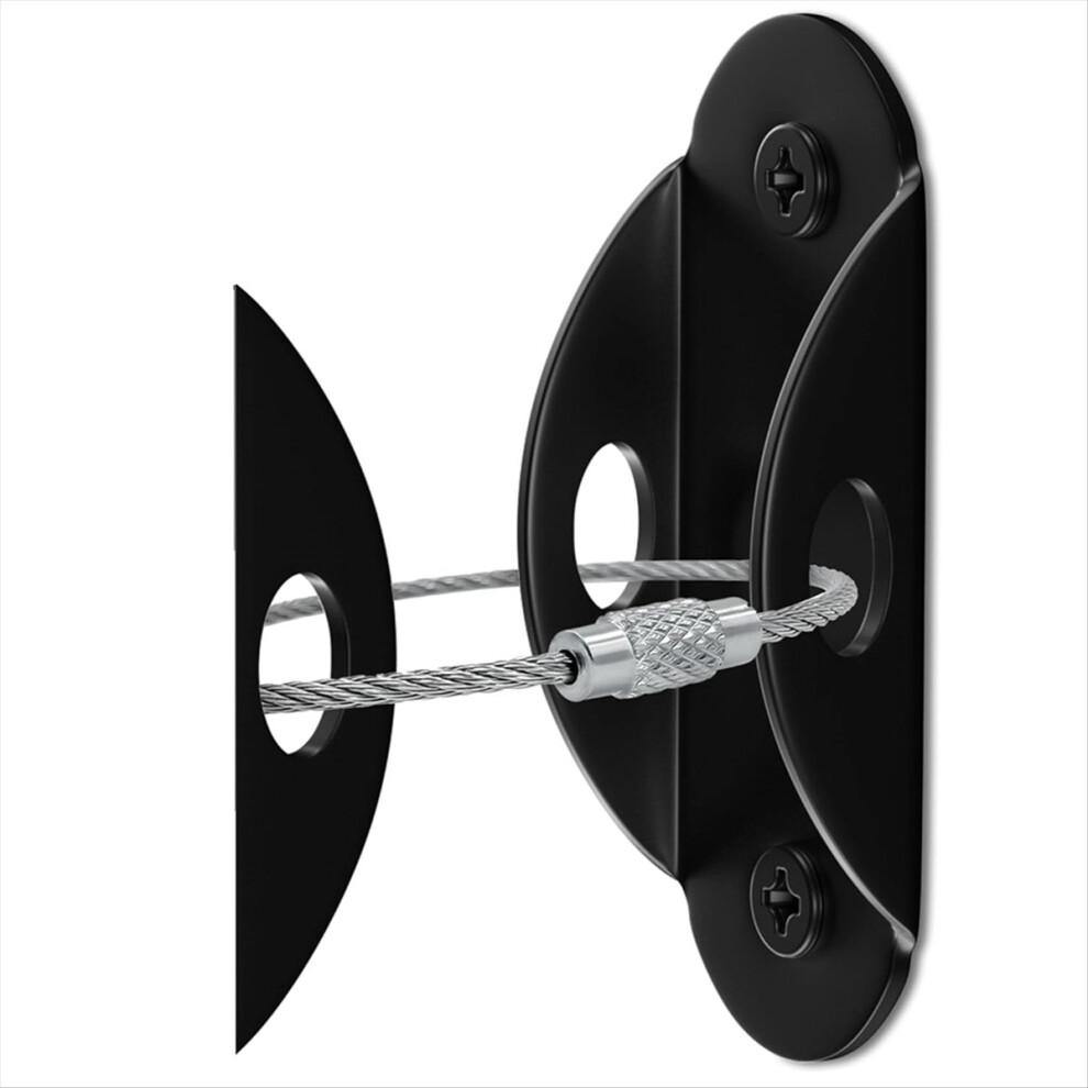 Furniture Anchors (6 Pack) For Baby Proofing, Black 4712146533811
