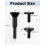 Mounting Mandrel 3/8In & 1/4In Arbor Hole(4 Pack), Bits Tool 3