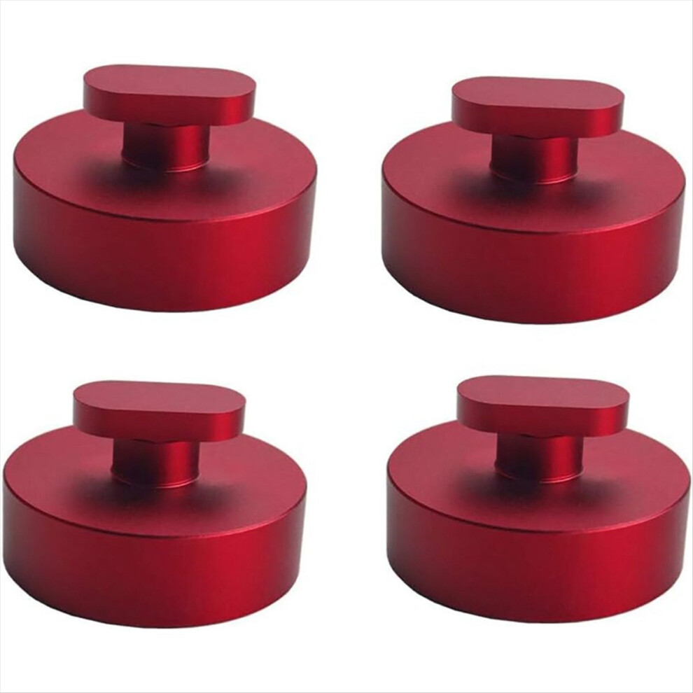 4 Pack Red Billet Jack Pad Jack for C5 C6 Z06-image-OPC-PMDF77R-NEW