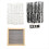 Felt Letter Board,Felt Message Board, Changeable Sign Boards Grey 2