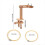Adjustable Tabletop Embroidery Stand, 360 Rotating for Lap Table Bed 6