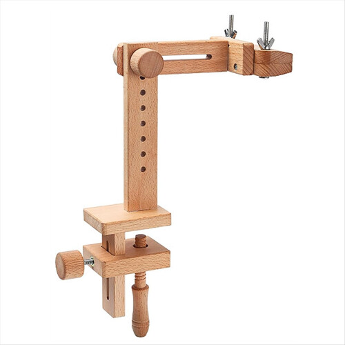 Adjustable Tabletop Embroidery Stand, 360 Rotating for Lap Table Bed 1