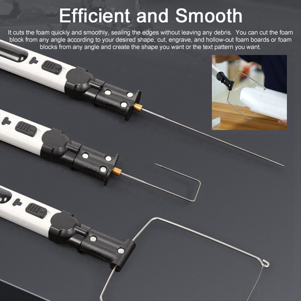 Portable Cordless Hot Wire Foam Cutter Pen Foam Cutting Tools Kit 4712146574135