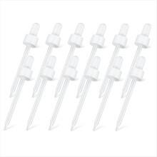12 Pack Glass Dropper Compatible for Flavors Drops