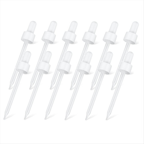 12 Pack Glass Dropper Compatible for Flavors Drops