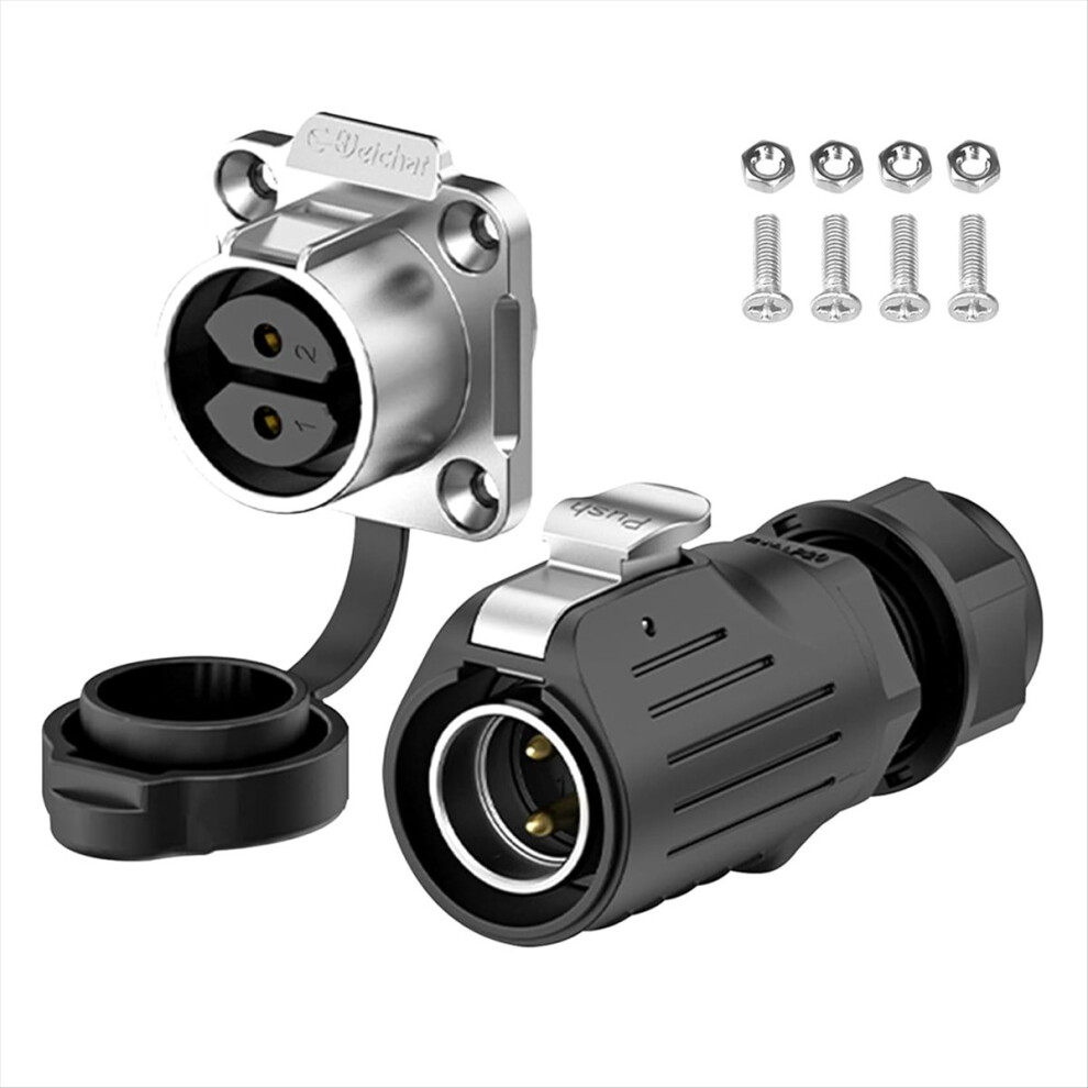 Industrial Connector Ip68 Quick Plugging Circular Connector (2 Pin) 4712146552928