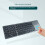 Bluetooth Keyboard for IOS/Android/ Tablet Keyboard Silver 6