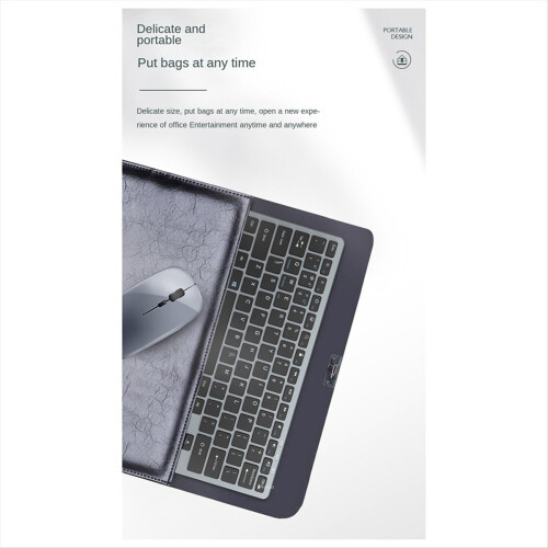Wireless Keyboard and Mouse Kit for IOS/Android/ Gray 2