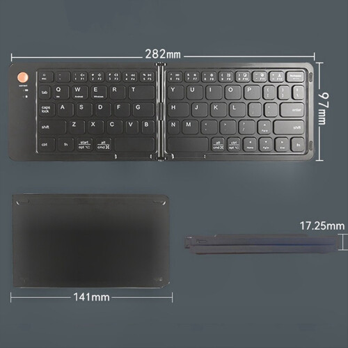 Portable Folding Wireless Keypad for Android/ Tablet Keyboard 2