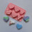 Love Heart Chocolate Silicone Mold Candy Biscuit Mould 4