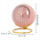 Alarm Clocks,Retro Backlight Simple Design Small Desk Clock White 4