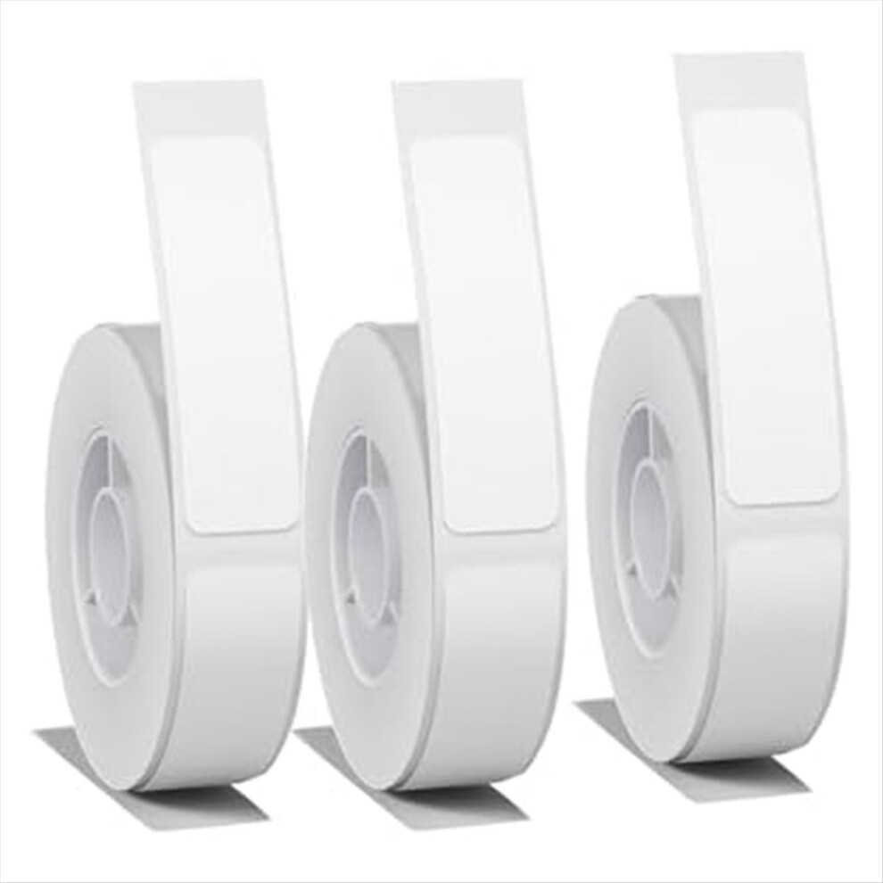 White Label Paper For D11 D110 D101 Label Maker 3 Rolls 12X40mm