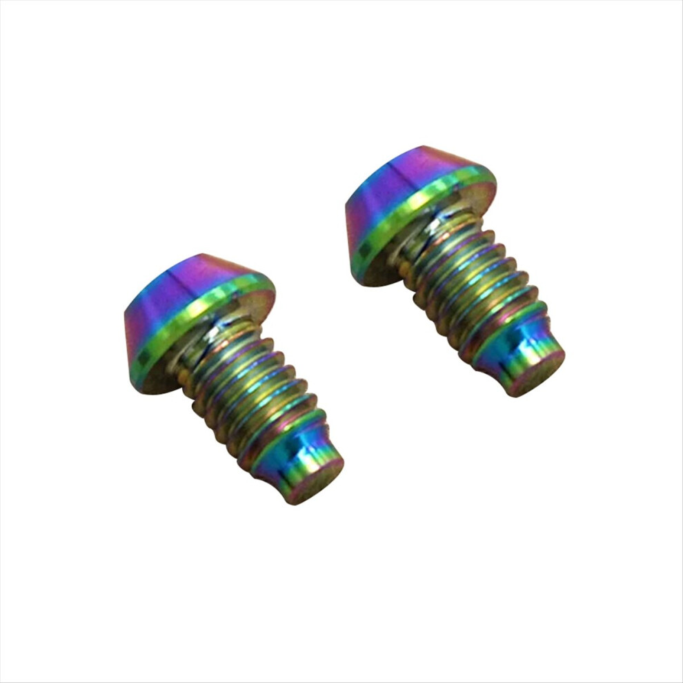 2Pcs For Tc4 Hydraulic Disc Bike Brake Screw-Dazzling Colors 4712146509458